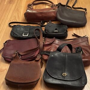 Coach Vintage and other mixed leather Women's Bags Lot